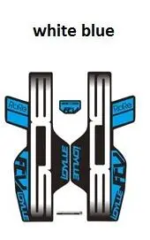 white blue BOS IDYLLE flv передняя вилка наклейка для MTB горный велосипед велосипедные наклейки - Цвет: white blue