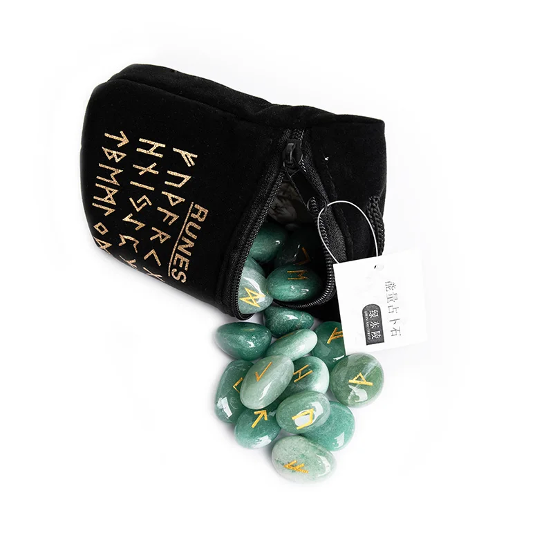 Rune Stones Runes For Fortunetelling Rose Quartz Divination Natural Meditation Crystal Reiki Healing | Дом и сад