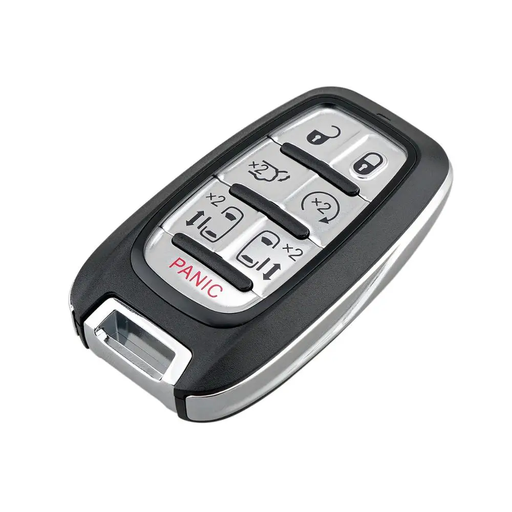 

QWMEND 7Buttons Proximity Smart Key Remote Start Fob 433Mhz For Chrysler Pacifica 2017-2020 M3N-97395900 68217832AC