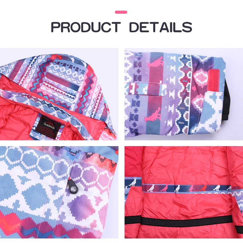 Лыжный костюм PHMAX для женщин Зимний 30 ℃ лыжная куртка пальто сохраняющее тепло