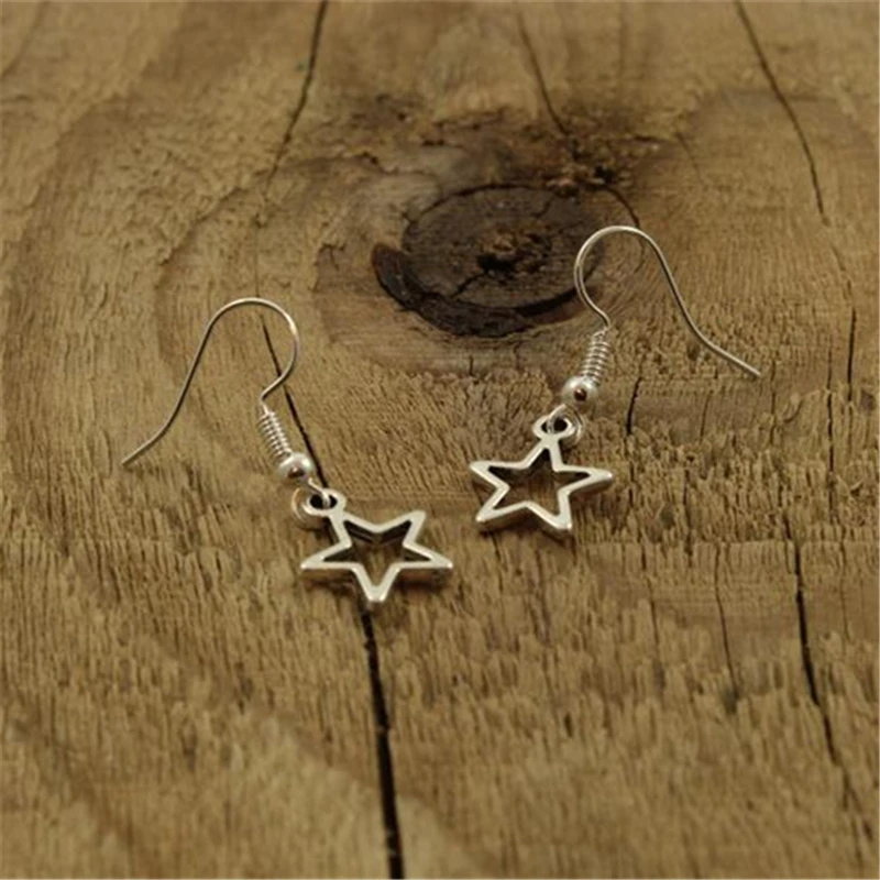 Серьги подвески со звездами серьги ювелирные украшения с маленькими подарок