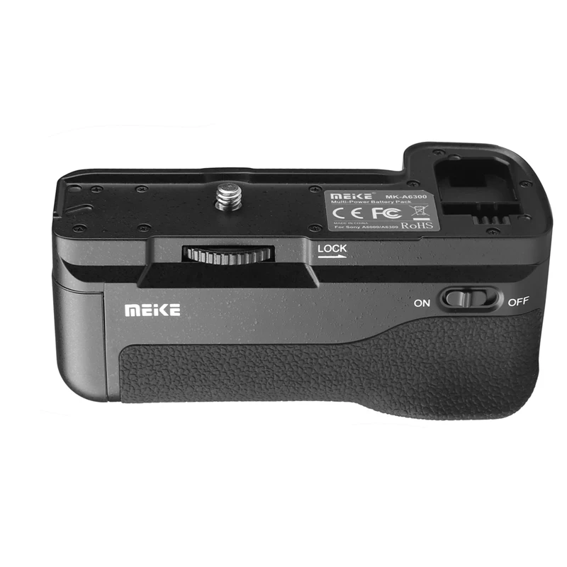 Вертикальный ручной аккумулятор Meike для Sony A6300 A6000 A6400 A6100 с 1 или 2 аккумуляторами