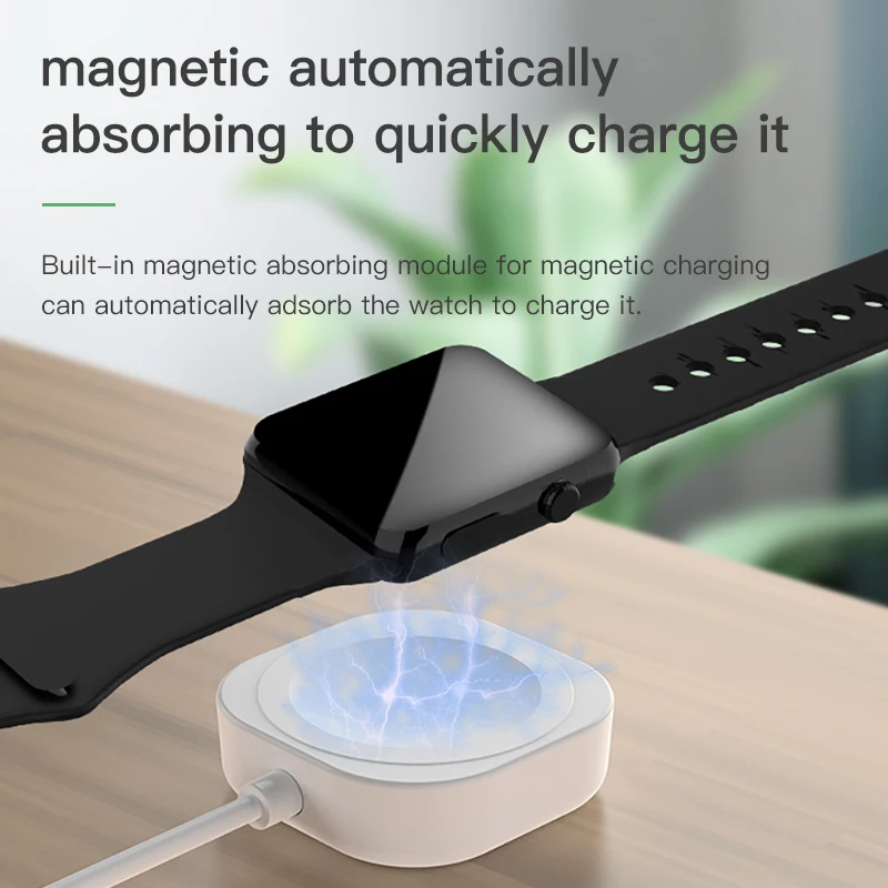 

2021 Portable Wireless Charger For IWatch Fast Charging Dock Station USB Charger For Iphone Smart Apple Watch Series 6 5 4 3 2