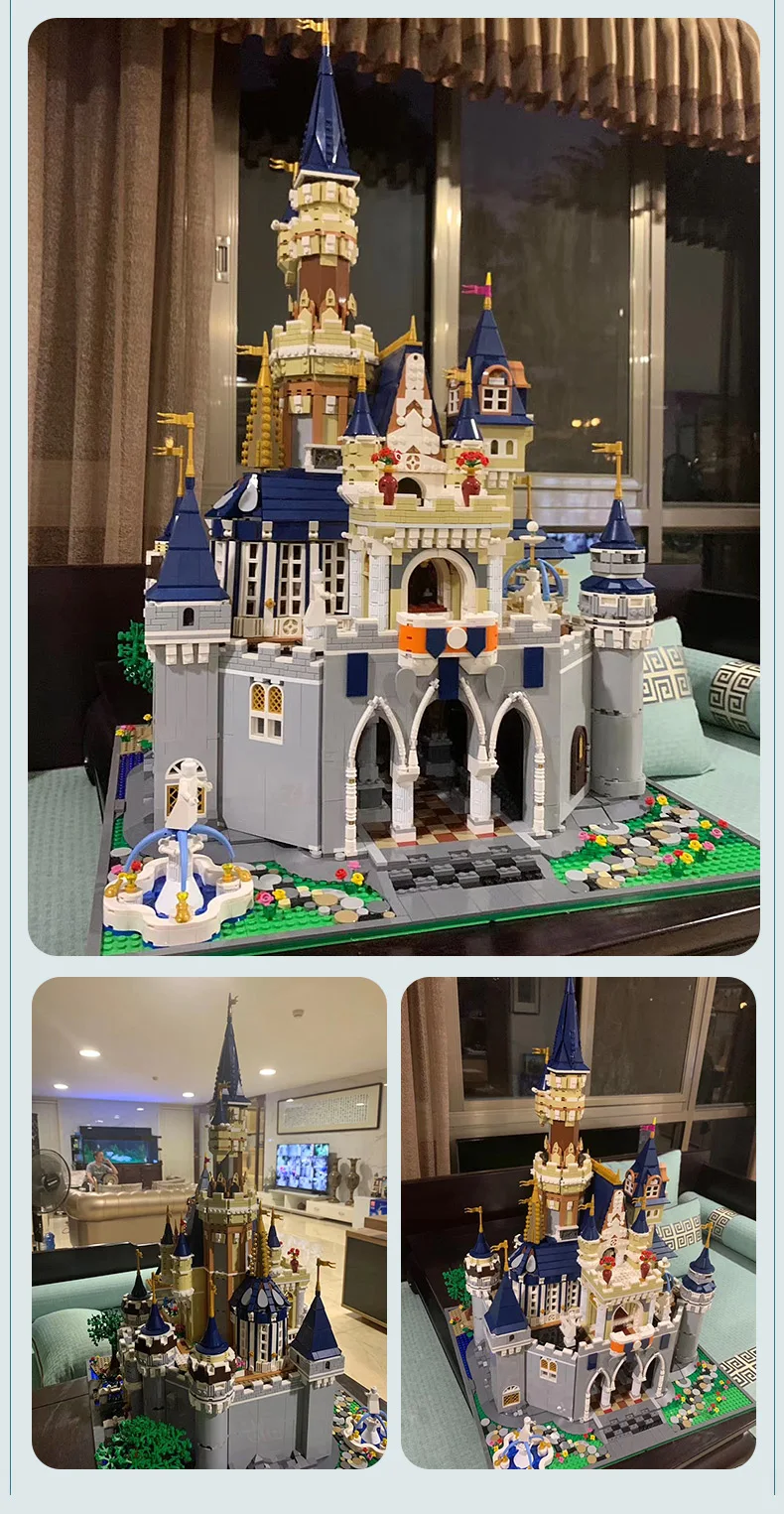 Новинка 16008, 16060, игрушки из фильма, 71040, Золушка, принцесса, замок и 71043, волшебный замок, набор для сборки, строительные блоки, детские игрушки