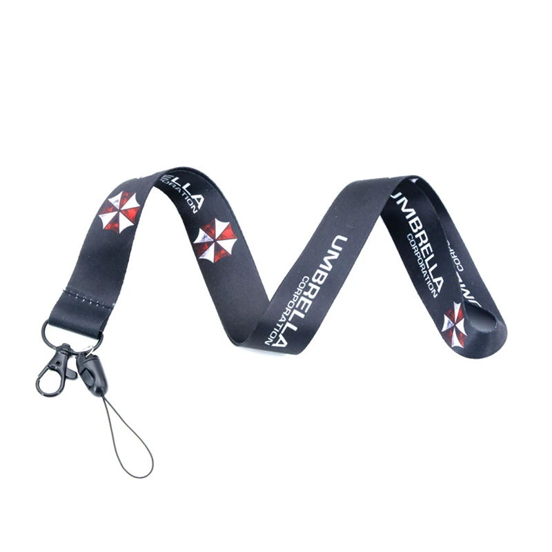Key chain Jewelry Double Sides UMBRELLA CORPORATION Lanyard for Keychains ID Tag Badge Anti Loss Strap | Украшения и аксессуары