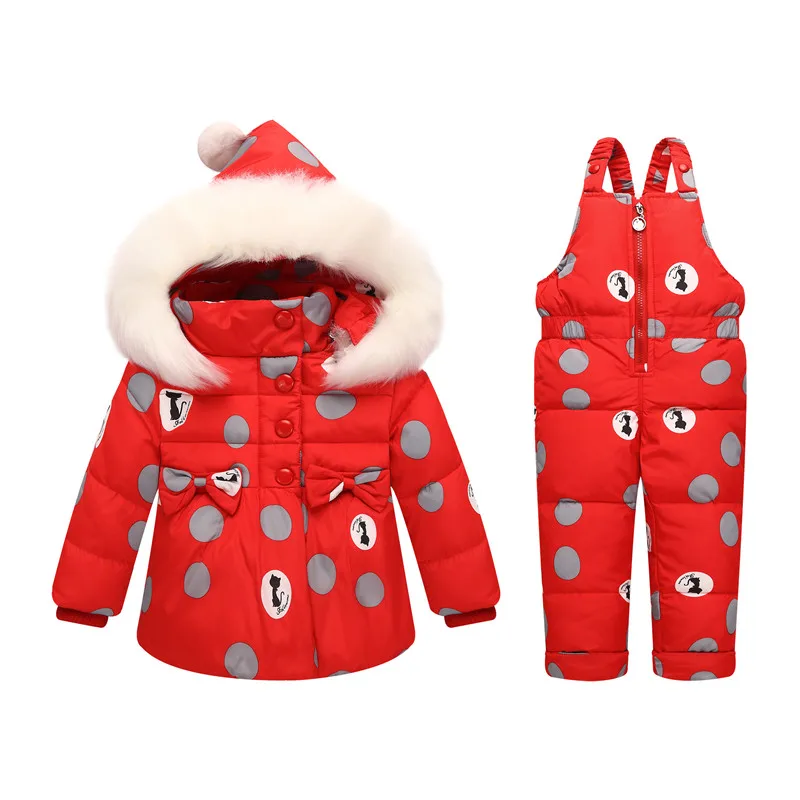 Children's Winter Jackets Kids Jacket For Girls Boys Warm Coats Hooded Snowsuits Child Outerwear Toddler Overalls Jumpsuit |