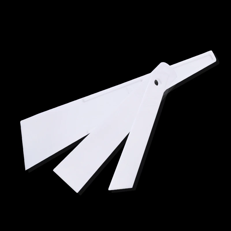 Белый пластиковый скребок для кожевенного ремесла MIUSIE смазывания клея