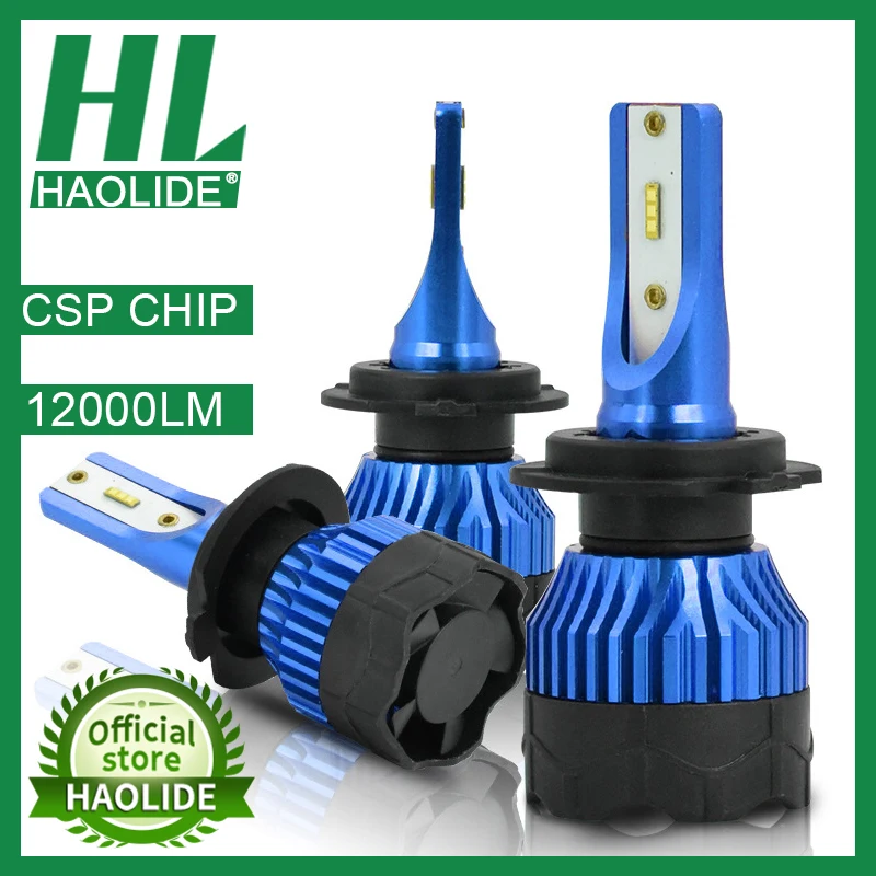 /HL светодиодный автомобильный светильник H4 H7 12 В 4300K 6500K HB4 9006 12000LM H1 H11 H8