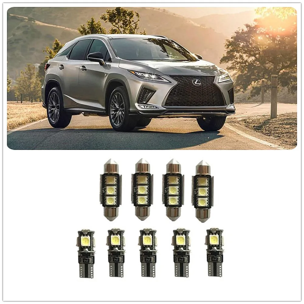 Комплект белых посылка ных ламп для салона Lexus NX300h RC F RC350 SC430 SC400 SC300 RX300 RX450h RX400h RX350