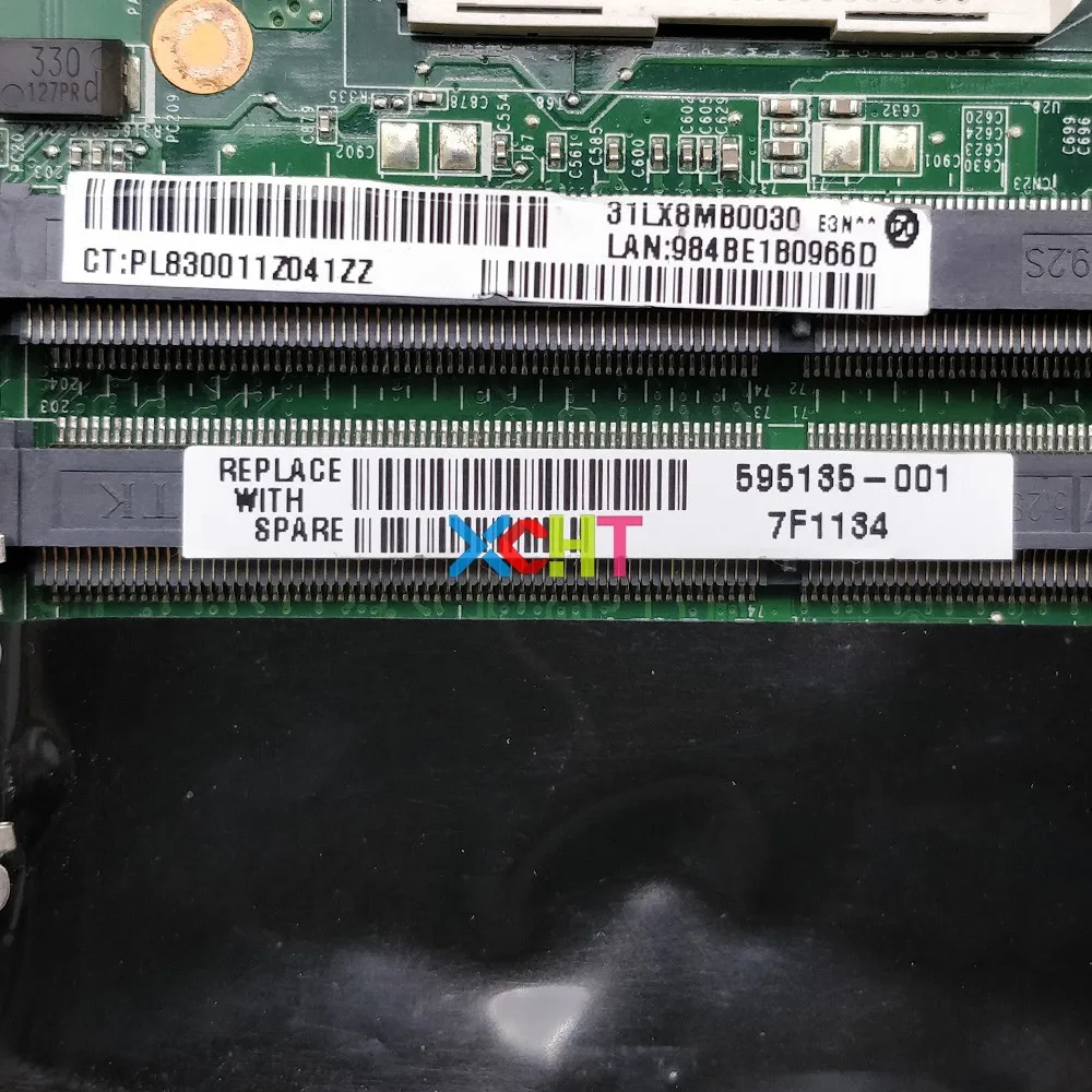 Для HP DV6-3000 DV6Z-3000 DV6Z-3100 DV6Z-3200 Series 595135-001 DA0LX8MB6D1 протестированная Материнская плата