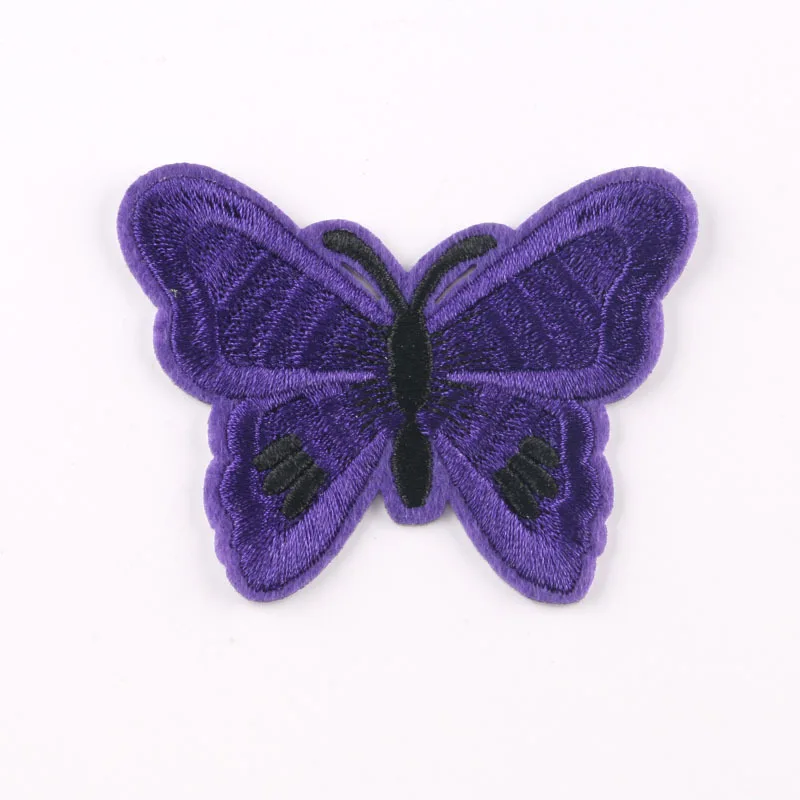 

100pcs/lot Embroidery Patch Dot Wing Butterfly Animal Clothing Decoration Sewing Accessory Diy Iron Applique