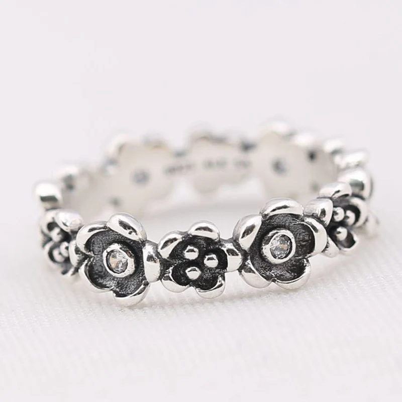 Женское кольцо из серебра 925 пробы с прозрачным фианитом|925 sterling silver|silver 925silver |