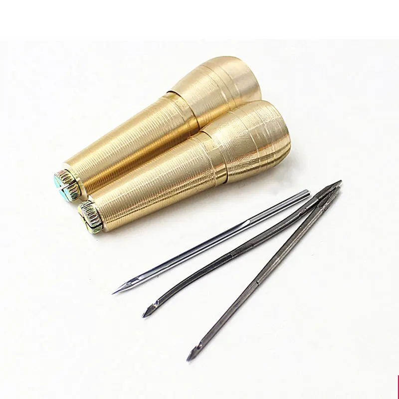 Jiwuo медная ручка Холст кожаная палатка шило инструмент для ремонта обуви дырокол