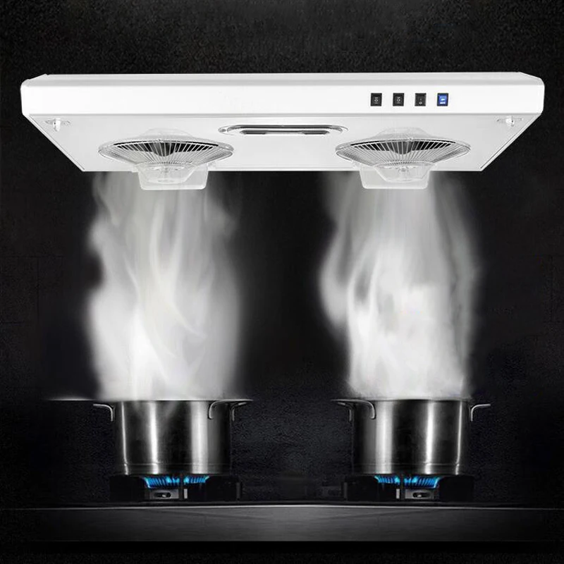 Range Hood Kitchen Exhaust Hood Top Suction Dual Motors High Suction Home Ultra-Thin Stainless Steel Chinese Kitchen