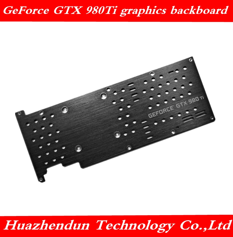Видеокарта GEFORCE GTX980Ti видеокарта металлическая задняя панель gtx 980ti изоляционный