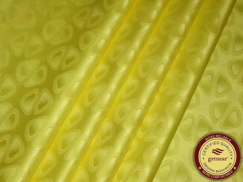 Серый Базен Riche Германия Качество 10 ярдов/сумка жаккардовая Одежда Ткань