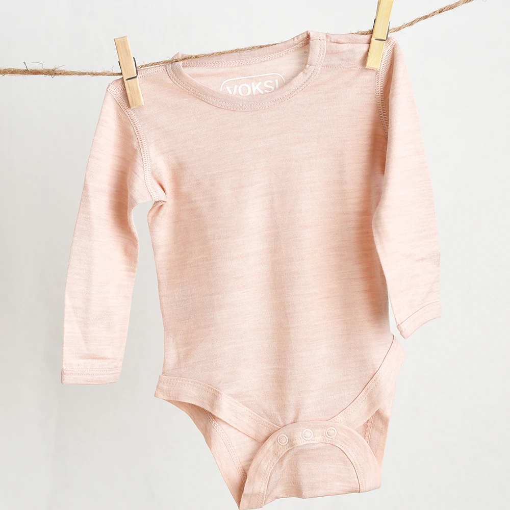 

Merino wool baby rompers girls boys bodysuit newborn baby infant body clothes pants set kids long sleeve for 0-2years