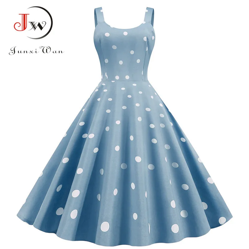 Женская летняя обувь пикантные вечерние платье Повседневное в горошек с принтом