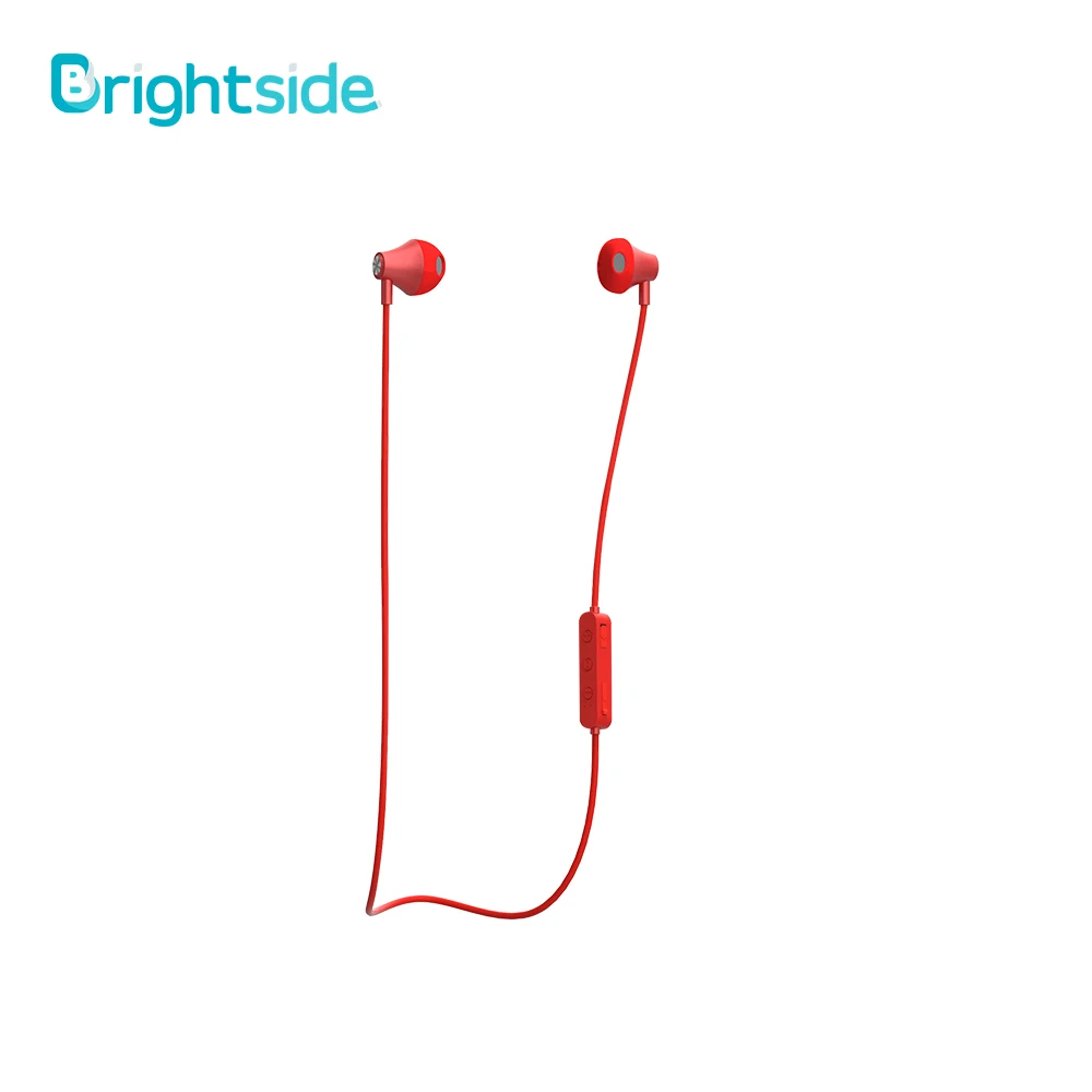 Беспроводные спортивные стерео магнитные Bluetooth наушники Brightside с микрофоном для