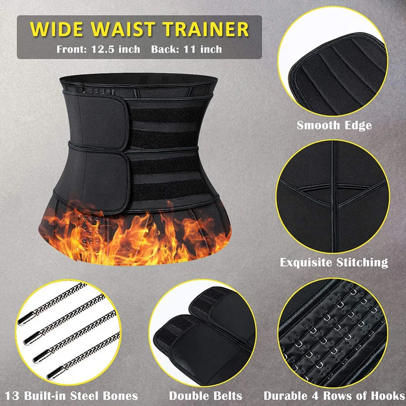 Для женщин талии тренер неопреновый утягивающий пояс Вес потери Cincher Body Shaper
