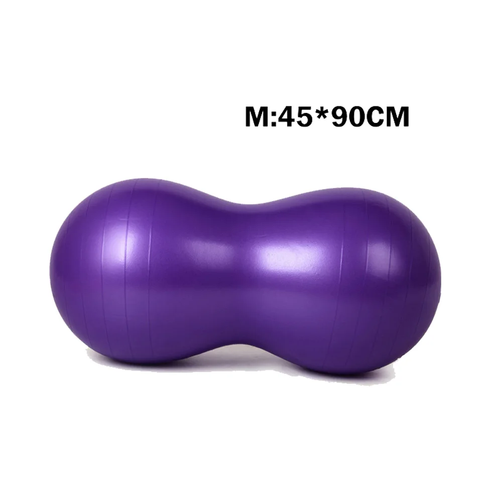 

45*90 CM/50*100cm Anti-Burst Pilates Yoga Ball Home Exercise Equipment Sports Gym peanut Yoga Fitness ball