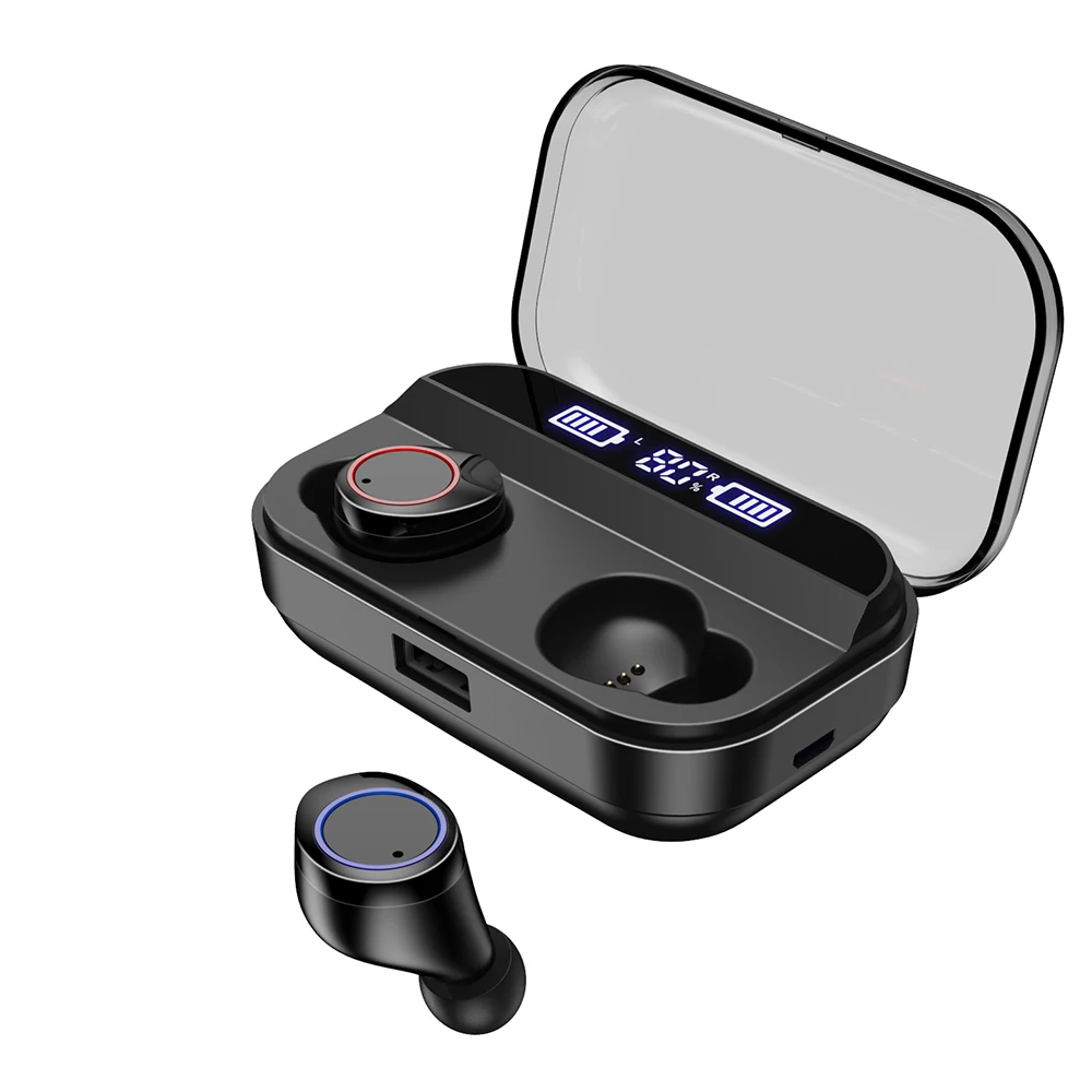TWS-наушники Bluetooth 5 0 с зарядным чехлом для iPhone Android | Электроника