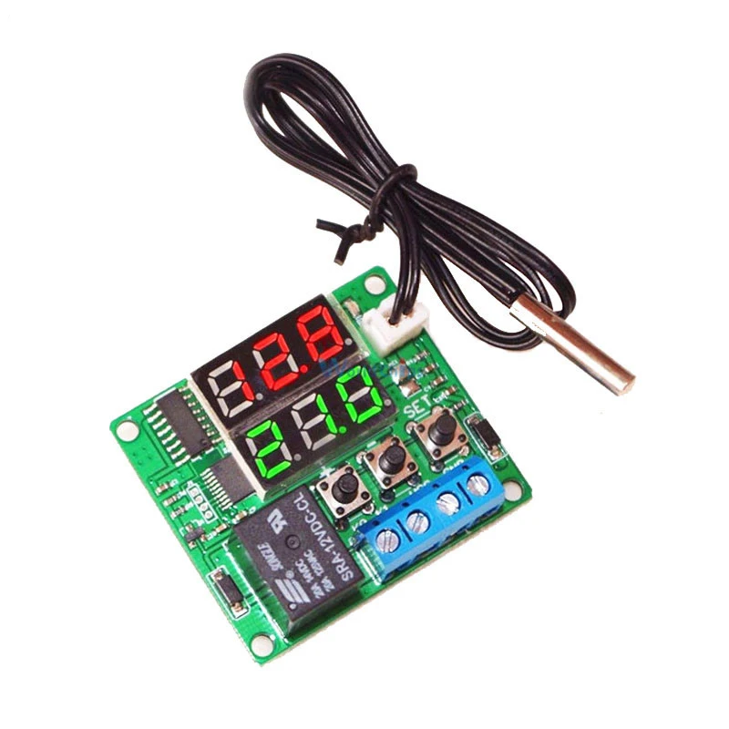5V Digital Temperature Controller Module Thermostat Switch + Waterproof Mini NTC Sensor Control Board | Обустройство дома