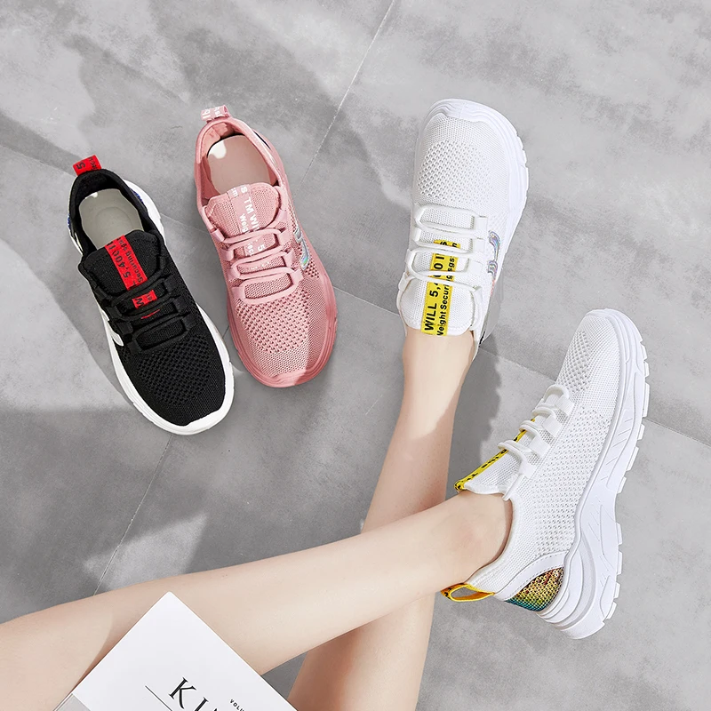 

Zapatos para correr para mujer 2019 Dames sneakers Sapatos de mujer Tenis Feminino Lace Up Chaussures Femme women sneakers