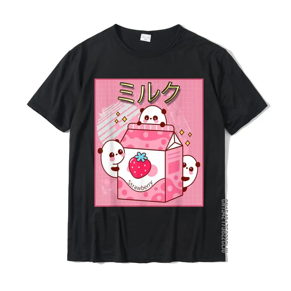 

Funny Retro 90s Japanese Kawaii Strawberry Milk Great T-Shirt Tshirts Plain Party Cotton Men Tops Shirts Design