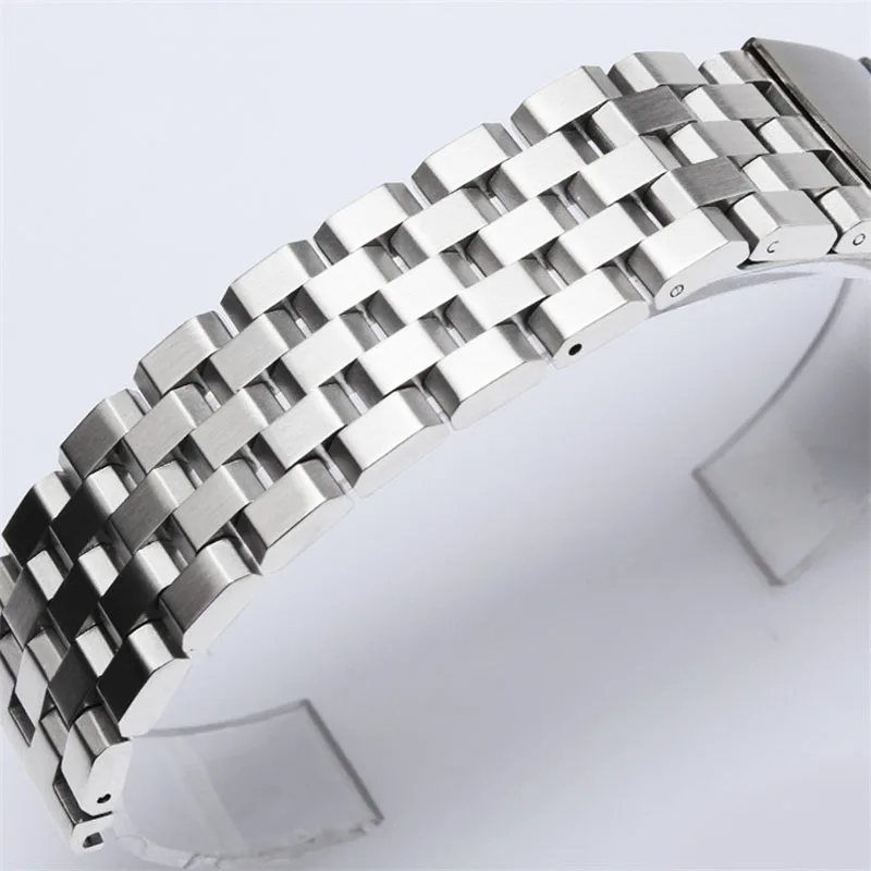 Ремешок сменный из нержавеющей стали для наручных часов браслет с двойной