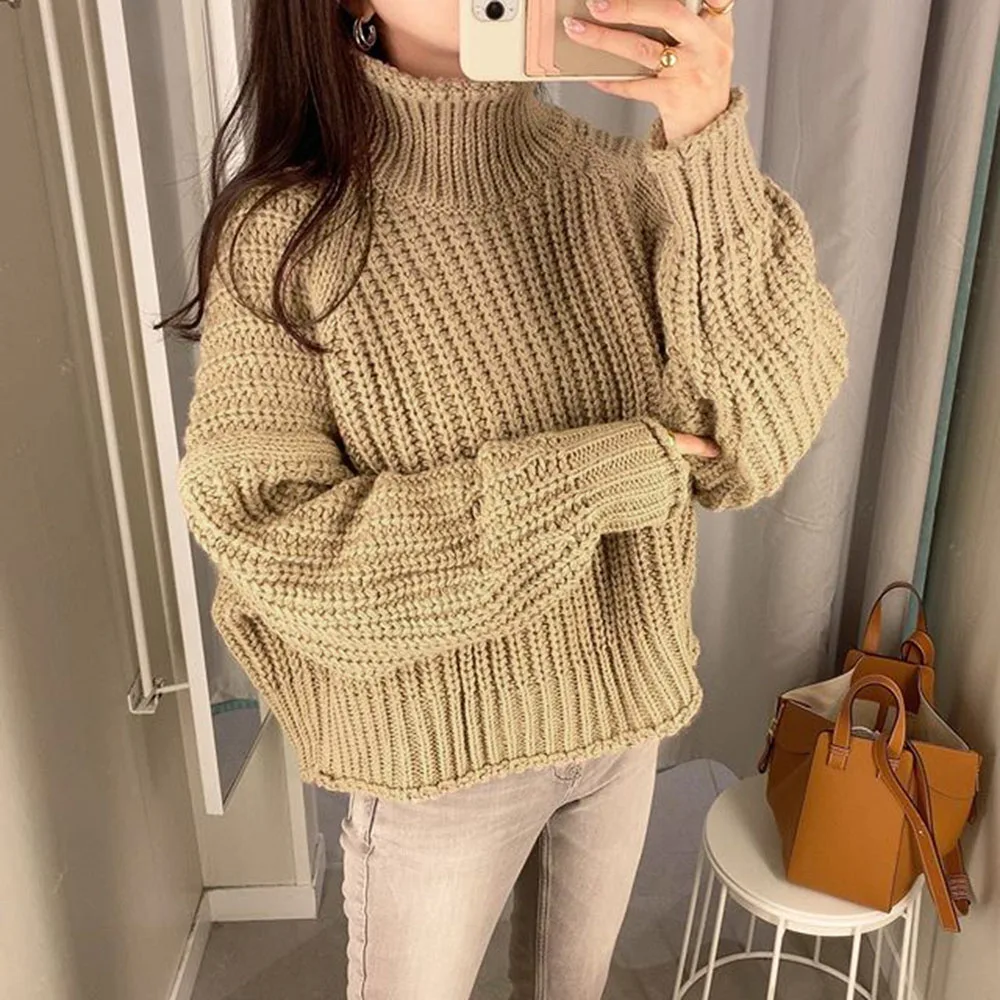 

Женский свитер, женские корейские модные топы, женские вязаные свитера с длинным рукавом, осенний Новый офисный Дамский пуловер, уличная од...