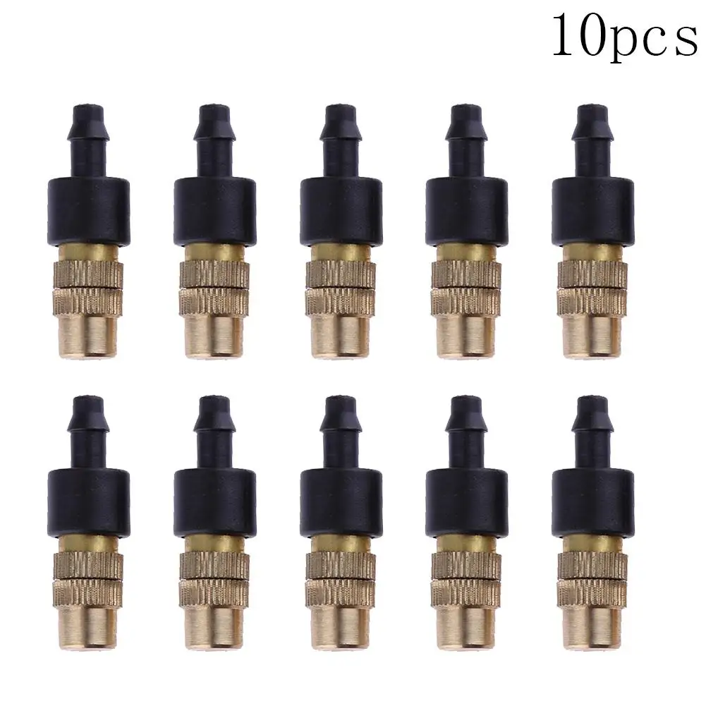 

10pcs 4/7PVC Brass Sprinkler Head Garden Farm Water Connector Tool Spray Misting Nozzle For Gardening Water watering