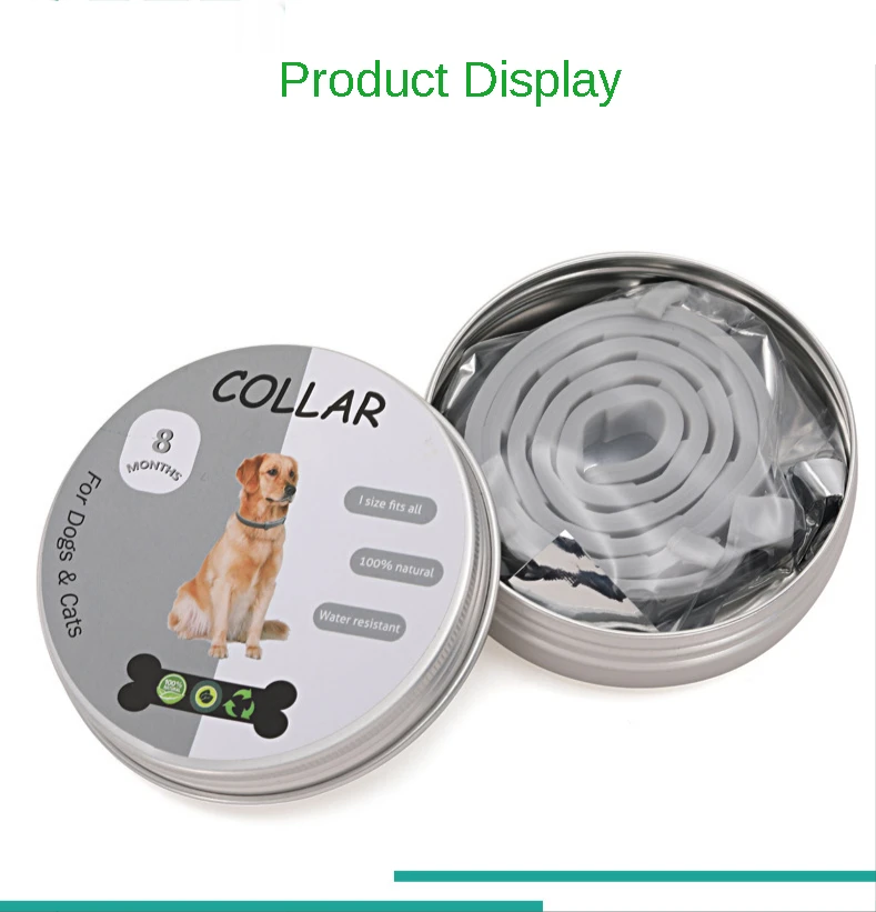

Mosquito Repellent Dog Collar Killing Fleas and Insect Outdoor Pet Protective Silicone Adjustable Long Terms Validity Collar