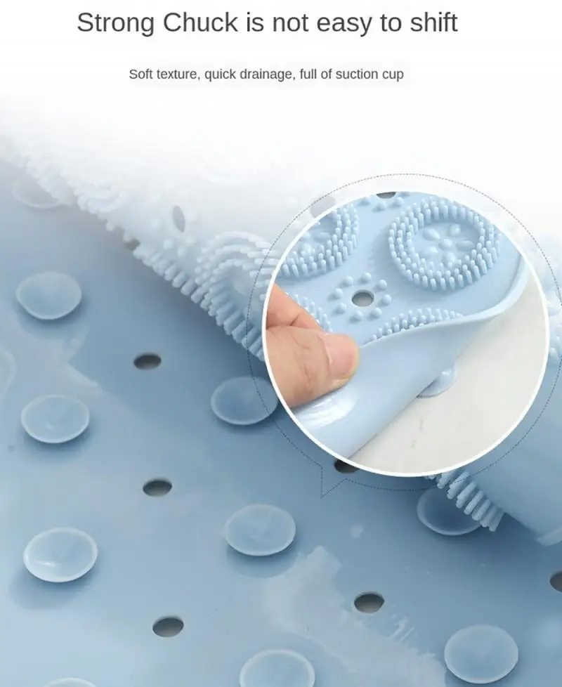 Коврики для ванной нескользящий коврик ног душа круглые силиконовые коврики из