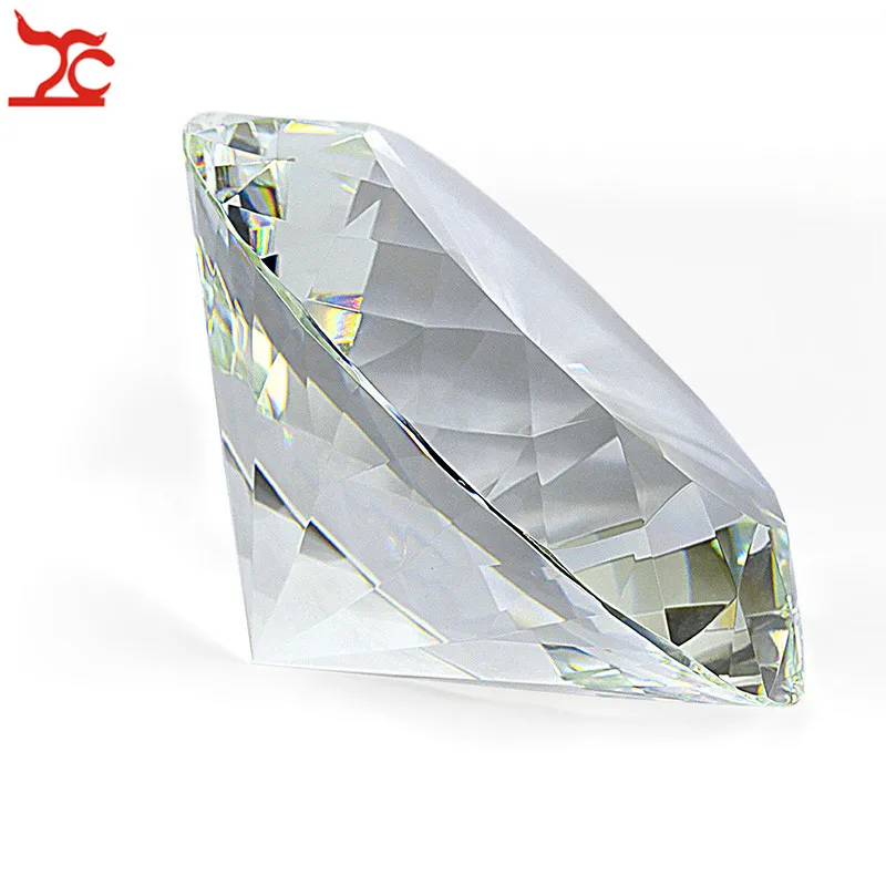 5 размеров модные Кристаллы и стразы форма пресс-папье прозрачный стеклянный камень ювелирные изделия дисплей Счетчик-организатор украшения