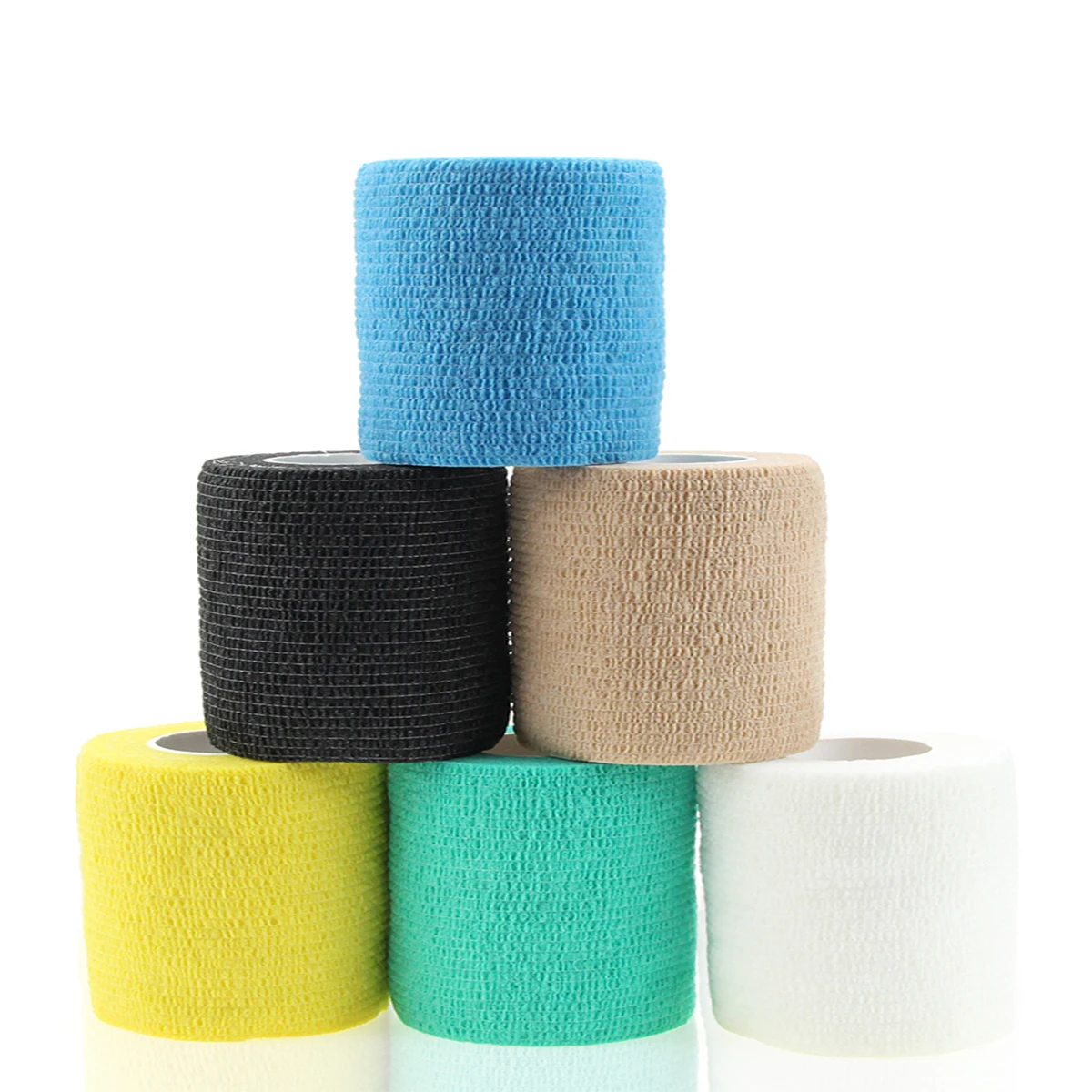 

4.5m Self Adhesive Wrap Tape Medical Therapy Elastic Bandage Knee Protector Sports Colorful Printed Finger Joints Pet Tape 1 pcs