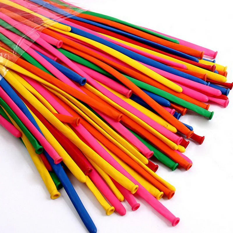 100 шт микс Цвет 29 см длинные воздушные шары клоун шарики для моделирования