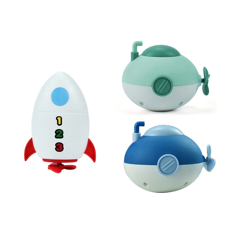

Детские игрушки для ванной для Плавание заводные на цепочке игрушка подводная лодка ракета купальный игрушки развивающие игры для мальчик...