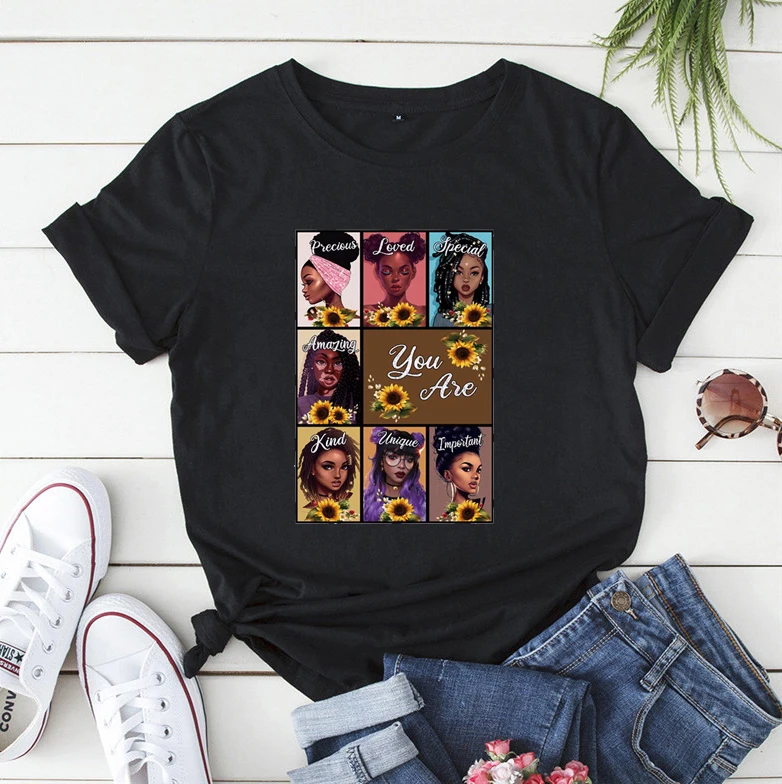 

Kawaii Design Urban T-Shirts for Women 2021 Printing of Figures In Nine Squares Oversized T Shirt Cottagecore Fairy Grunge Top