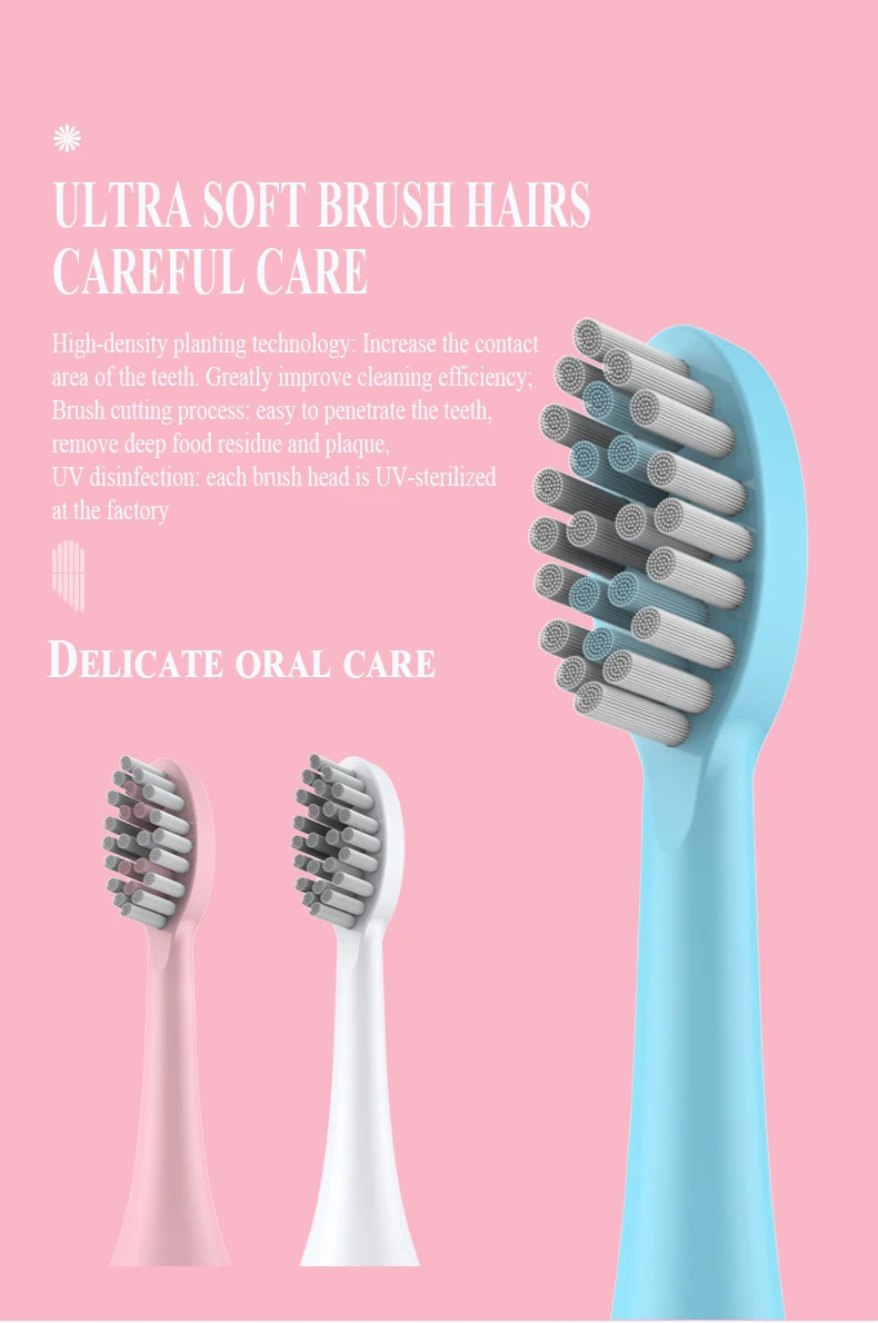 Водонепроницаемая электрическая зубная щетка 3 в 1 усовершенствованная