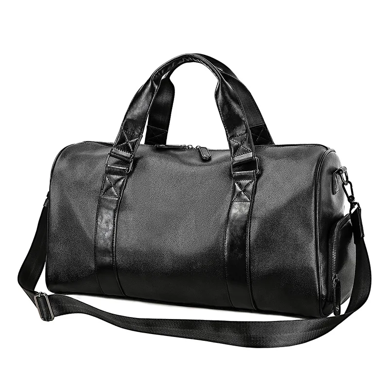 Men Women Travel Bag Soft Real Leather Cowhide Carry Hand Luggage Bags Travel Shoulder Bag Male Female