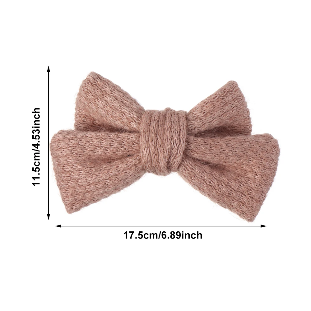 1 шт мульти Стиль домашние тапочки из плюша с бантиком волос Цвет заколки узел для