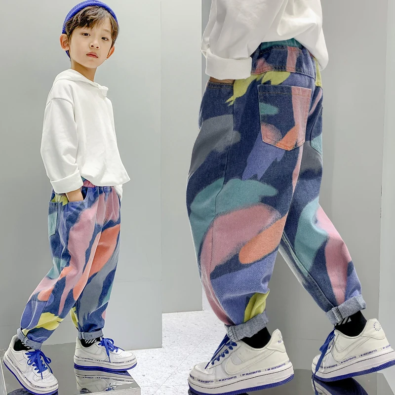 

Спортивные брюки, детская одежда на осень и зиму, Прямая поставка товаров, одежда для подростков, брюки-карго