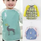 Нагрудник детский непромокаемый, с длинным рукавом, в подарок на день рождения