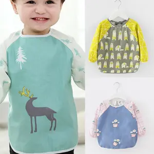 Нагрудник детский непромокаемый, с длинным рукавом, в подарок на день рождения