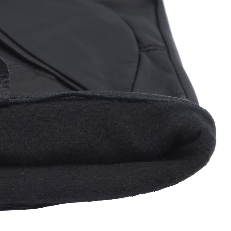 

High Quality Elegant Women PU Leather Black Gloves Autumn And Winter Thermal Hot Trendy Female Glove