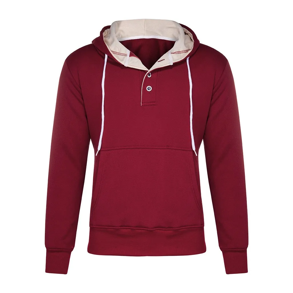 Мужские свитшоты мужские осенние весенние одноцветные толстовки с длинным