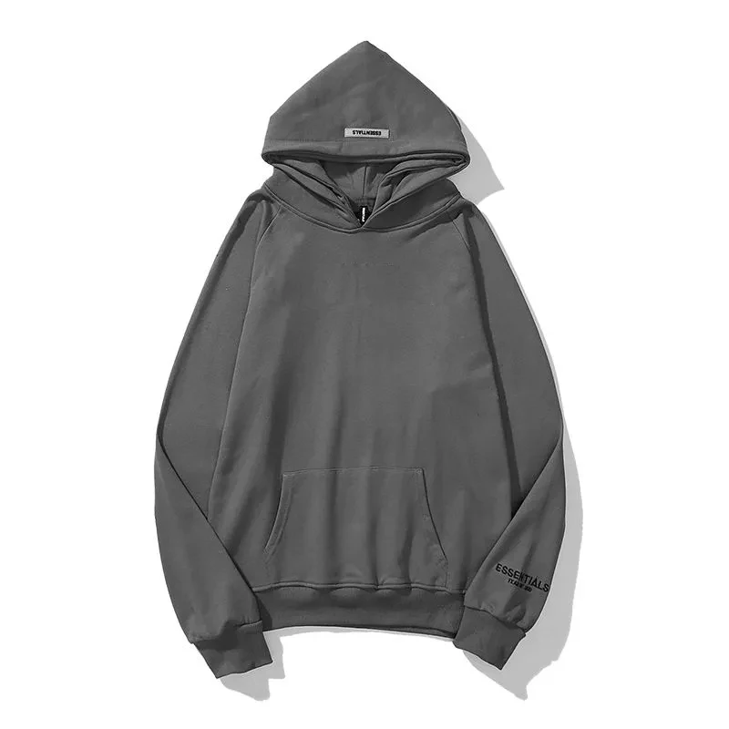 

2020SS New Hoodies Sweatshirts Rubber Print Logo Sweatshirts Loose Oversized Hip hop Cotton Zip Hoodie