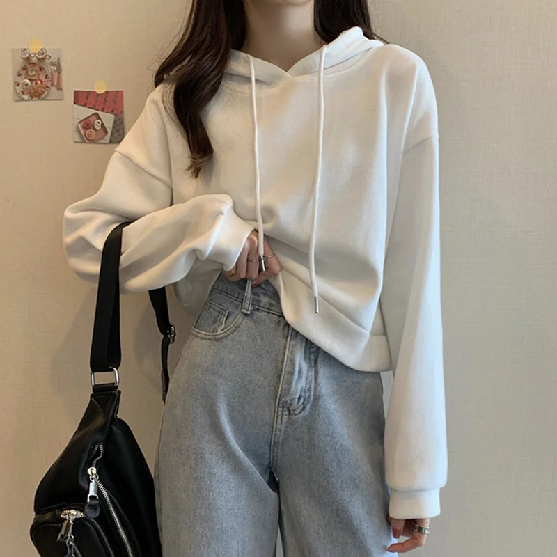 

Короткий свитер, женская маленькая весенне-осенняя тонкая новая Толстовка с длинным рукавом для ранней осени, модный топ