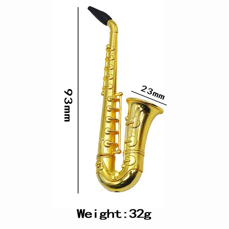 Трубка для курения в форме мини-саксофона сплав Высококачественная портативная